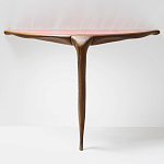 Дизайнерская консоль деревянная на одной ножке Poltronova Gallino Connsole Table варинант исполнения - 2 | Loft Concept в Кирове