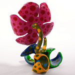 Декоративная статуэтка Yayoi Kusama Flowers that Bloom at Midnight Pink варинант исполнения - 2 | Loft Concept в Кирове