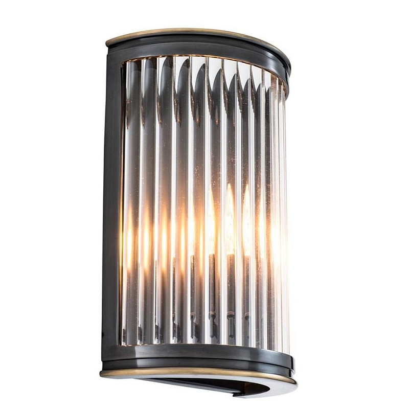 Бра Wall Lamp Alice Темная бронза Прозрачное Стекло Бра Wall Lamp Alice Темная бронза Прозрачное Стекло в Кирове | Loft Concept