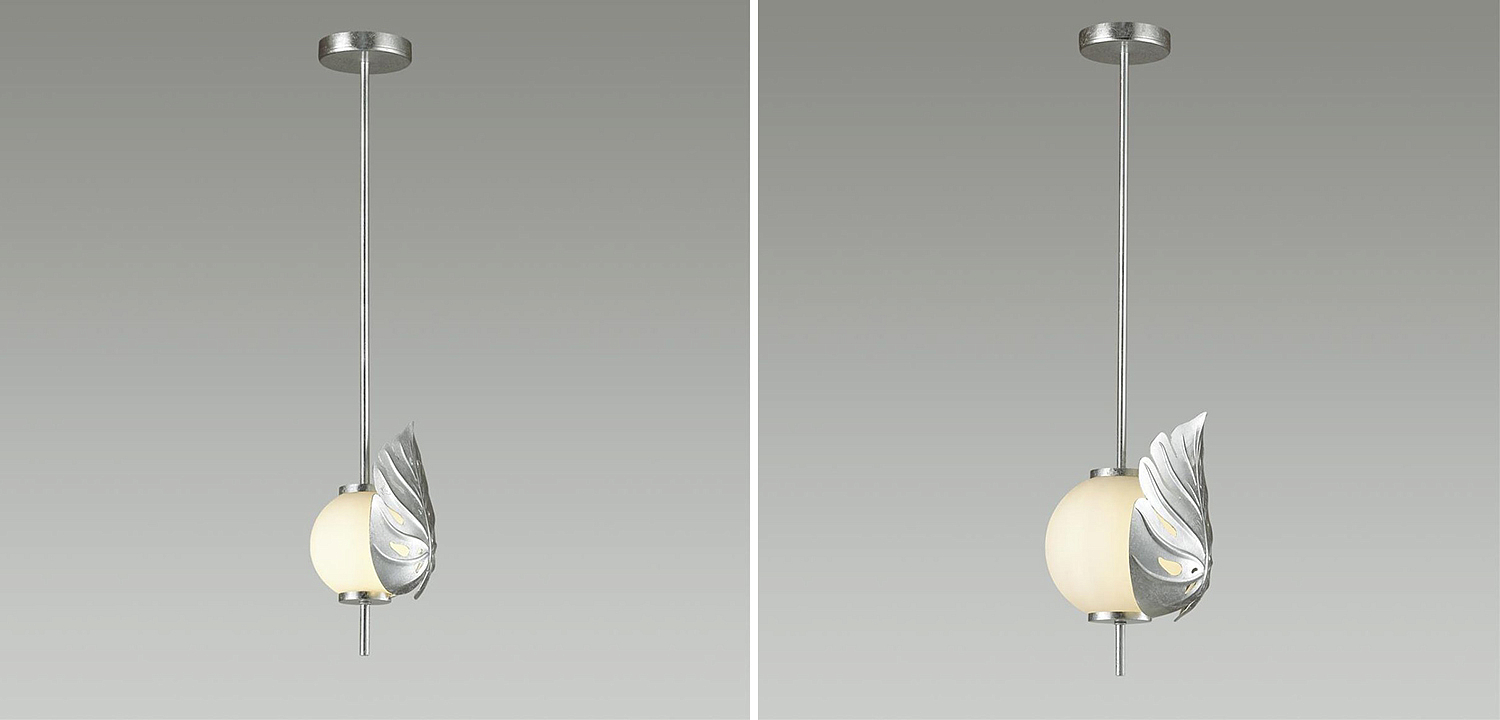 Подвесной светильник Silver Monstera Leaf Подвесной светильник Silver Monstera Leaf - Loft-Concept в Кирове
