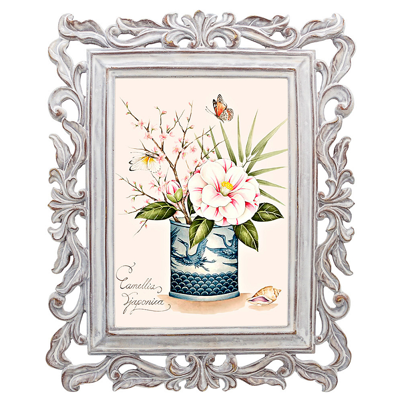 Постер Sakura Branch Poster Мульти Белый винтажная патина Постер Sakura Branch Poster Мульти Белый винтажная патина в Кирове | Loft Concept