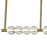 Линейная люстра Celestin Spheres Brass Linear Chandelier варинант исполнения - 2 | Loft Concept в Кирове