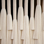 Декор на стену Белые Кисти Wall decor White Tassels варинант исполнения - 1 | Loft Concept в Кирове