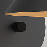 Бра с широким конусным плафоном с золотистой внутренней стороной Alora Mood варинант исполнения - 4 | Loft Concept в Кирове