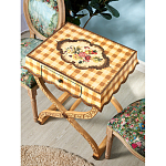 Приставной столик с ящиком в стиле ретро Vintage Rustic Tablecloth варинант исполнения - 7 | Loft Concept в Кирове