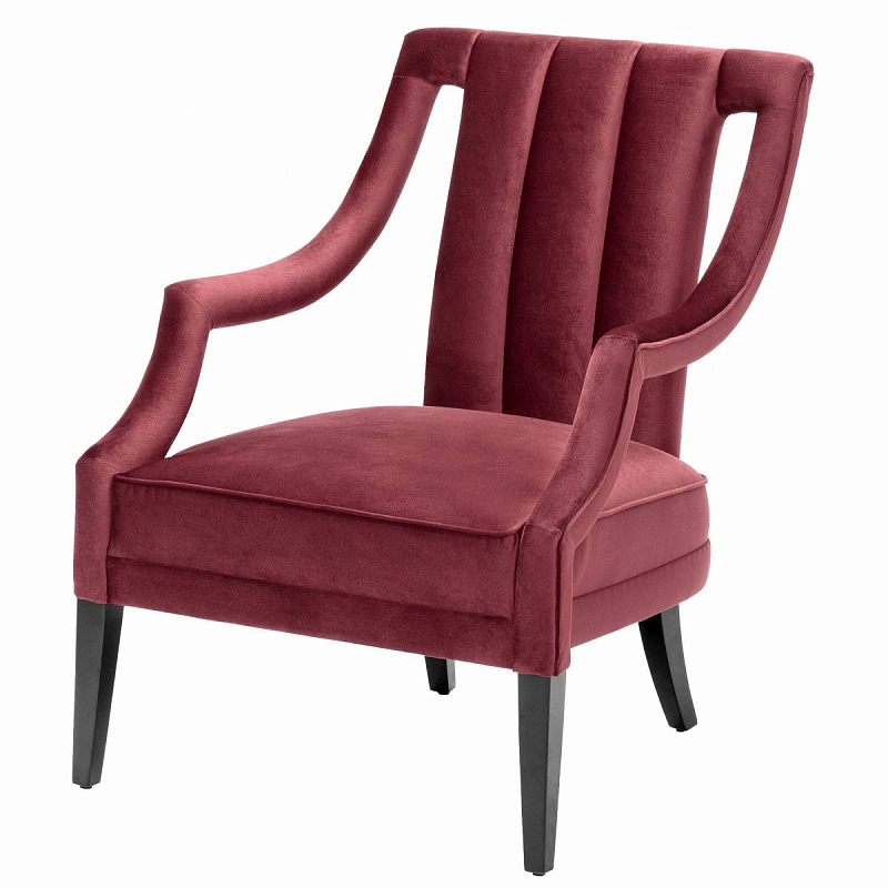 Кресло Eichholtz Chair Ermitage Bordeaux Бургундский красный Кресло Eichholtz Chair Ermitage Bordeaux Бургундский красный в Кирове | Loft Concept