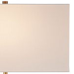 Торшер с прямоугольным абажуром на белом мраморном основании Asymmetry on Marble варинант исполнения - 3 | Loft Concept в Кирове