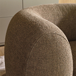 Дизайнерское полукруглое мягкое кресло CINNAMON Armchair варинант исполнения - 5 | Loft Concept в Кирове