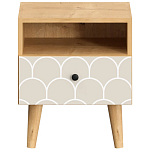 Прикроватная тумба с изображением на ящике Elise Nightstand варинант исполнения - 6 | Loft Concept в Кирове
