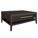 Кофейный стол Primo с двумя ящиками Темный орех варинант исполнения - 8 | Loft Concept в Кирове