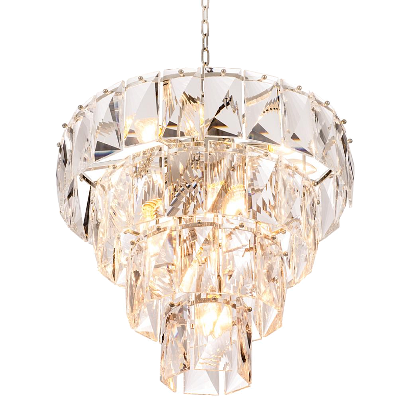 Люстра Chandelier Amazone S Никель Прозрачный Люстра Chandelier Amazone S Никель Прозрачный в Кирове | Loft Concept