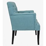 Кресло Addison Chic Armchair blue flax варинант исполнения - 1 | Loft Concept в Кирове