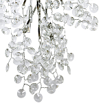 Бра с хрустальными подвесками на металлических ветках Fairytree Light Silver Wall Lamp варинант исполнения - 2 | Loft Concept в Кирове