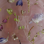 Шкатулка из эпоксидной смолы с цветами розовая Epoxy Resin Square Box Pink варинант исполнения - 3 | Loft Concept в Кирове