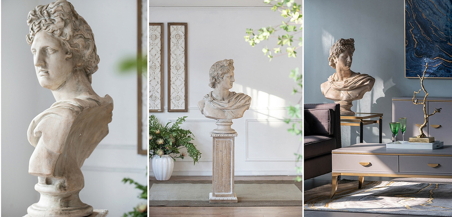 Статуэтка Antique Busts Apollo Belvedere Статуэтка Antique Busts Apollo Belvedere - Loft-Concept в Кирове