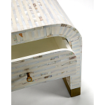 Тумбочка прикроватная Amo Bone Inlay Bedside Almond варинант исполнения - 2 | Loft Concept в Кирове