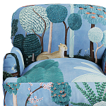 Дизайнерское классической формы на колесиках Trumann Armchair варинант исполнения - 4 | Loft Concept в Кирове