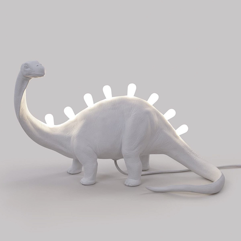 Лампа Seletti Jurassic Lamp Bronto Белый в Кирове | Loft Concept 