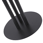 Настольная лампа с тремя прозрачными куполообразными плафонами и черным металлическим основанием Flos Wireline Lighting варинант исполнения - 2 | Loft Concept в Кирове