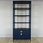 Стеллаж со стеклянными полками Elsa Dreams Blue варинант исполнения - 6 | Loft Concept в Кирове