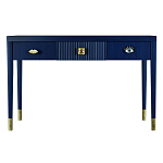 Дизайнерский Письменный стол Elsa Dreams Blue с тремя ящиками варинант исполнения - 5 | Loft Concept в Кирове