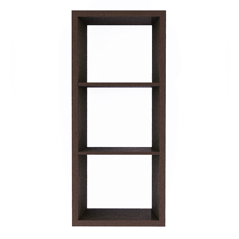 Полка-модуль для книг Primo длина 60 Темный дуб Древесина Черный в Кирове | Loft Concept 