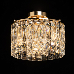 Потолочный светильник круглый с прозрачными подвесками Lunet варинант исполнения - 2 | Loft Concept в Кирове