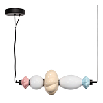 Подвесной светильник фигруный с керамическими элементами 18W LED Fragrant Light варинант исполнения - 3 | Loft Concept в Кирове