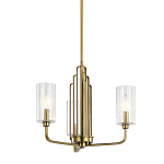  Люстра с прозрачными рифлеными цилиндрическими плафонами Kichler варинант исполнения - 1 | Loft Concept в Кирове