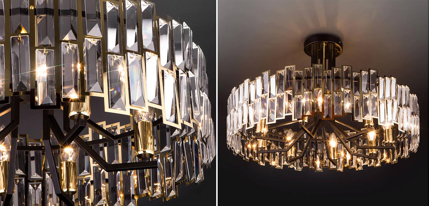 Потолочная люстра Darkness Chandelier gold 71 Потолочная люстра Darkness Chandelier gold 71 - Loft-Concept в Кирове