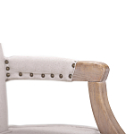 Кресло Aubrey Classical Armchair beige flax варинант исполнения - 4 | Loft Concept в Кирове