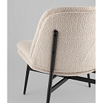 Кресло лаунж Tail молочный варинант исполнения - 3 | Loft Concept в Кирове