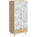 Шкаф с принтом Cotton варинант исполнения - 1 | Loft Concept в Кирове