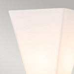 Бра для ванных комнат с матовым черным основанием и белым стеклянным плафоном трапециевидной формы Elstead Lighting варинант исполнения - 2 | Loft Concept в Кирове