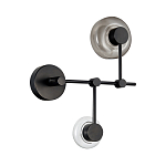 Бра с 2-мя плафонами разного диаметра и цвета Polyhedron варинант исполнения - 2 | Loft Concept в Кирове