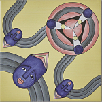 Плитка дизайнерская с узором Дива варинант исполнения - 4 | Loft Concept в Кирове