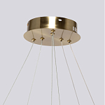 Люстра подвесная с двумя пересекающимися белыми светодиоидными кольцами Luke Lampco Tracer Lamp варинант исполнения - 9 | Loft Concept в Кирове