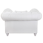 Кресло низкое с мягкой обивкой из велюра на 4-х ножках из массива березы Sophie Armchair white варинант исполнения - 3 | Loft Concept в Кирове