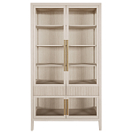 Витрина Primo со стеклянными фасадами и 2 ящиками Светлый дуб варинант исполнения - 7 | Loft Concept в Кирове