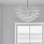 Люстра круглая со стеклянными шарами Airy Chandelier варинант исполнения - 4 | Loft Concept в Кирове