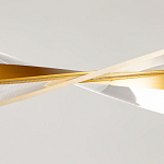 Люстра линейная с изогнутым плафоном Wave Line варинант исполнения - 8 | Loft Concept в Кирове