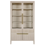 Витрина Primo со стеклянными фасадами и буфетом шпон Светлый дуб варинант исполнения - 1 | Loft Concept в Кирове