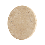 Бра с круглым плафоном из травертина Shaw Marble Lighting варинант исполнения - 1 | Loft Concept в Кирове