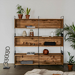 Стеллаж Coste Industrial Oak Rack варинант исполнения - 2 | Loft Concept в Кирове