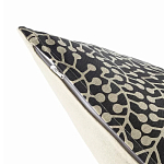 Подушка декоративная черного цвета Blossom Essence Grace варинант исполнения - 3 | Loft Concept в Кирове