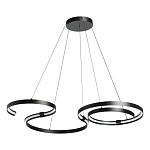 Люстра подвесная светодиодная в виде волнообразной ленты Ribbon Vortex варинант исполнения - 2 | Loft Concept в Кирове