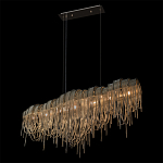 Люстра подвесная с металлическими дугами и длинными цепочками 115 см Atlantis Chain варинант исполнения - 14 | Loft Concept в Кирове