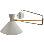Бра на шарнире Davy Rattan Wall Lamp варинант исполнения - 5 | Loft Concept в Кирове