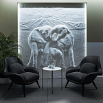 Барельеф ELEPHANTS варинант исполнения - 3 | Loft Concept в Кирове