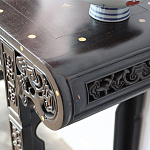 Черная резная консоль в Китайском стиле из массива Black Dragon Console варинант исполнения - 4 | Loft Concept в Кирове